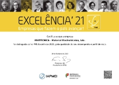 Certificado PME EXCELÊNCIA 2021