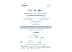 Certificado ISO 9001-2015 - IQNET