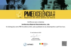 Certificado PME EXCELÊNCIA 2022