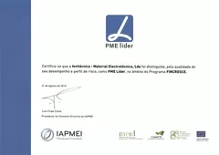 CERTIFICADO PME LIDER 2010