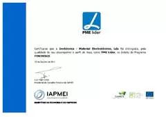 CERTIFICADO PME LIDER 2011
