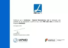 CERTIFICADO PME LIDER 2013