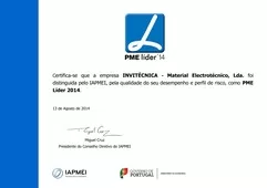 CERTIFICADO PME LIDER 2014