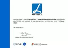 CERTIFICADO PME LIDER 2015