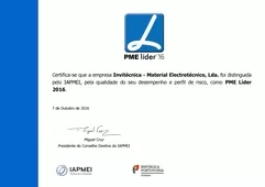 CERTIFICADO PME LIDER 2016